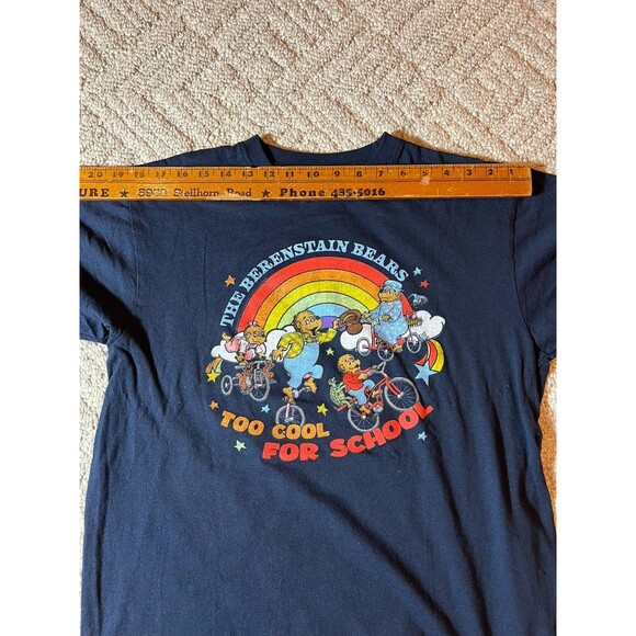 The Berenstain Bears Shirt Mens Large Blue  Too Cool For School Short Sleeve - Picture 4 of 7